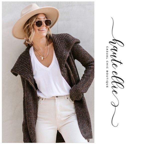 “RAISEN” Cane Zip Front Chunky Coatigan Sw… - Picture 7 of 7